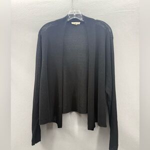 Eileen Fisher Woman Linen Blend Open  Cardigan Ling Sleeve Size 2x Classic